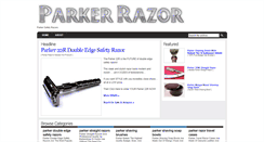 Desktop Screenshot of parkerrazor.com